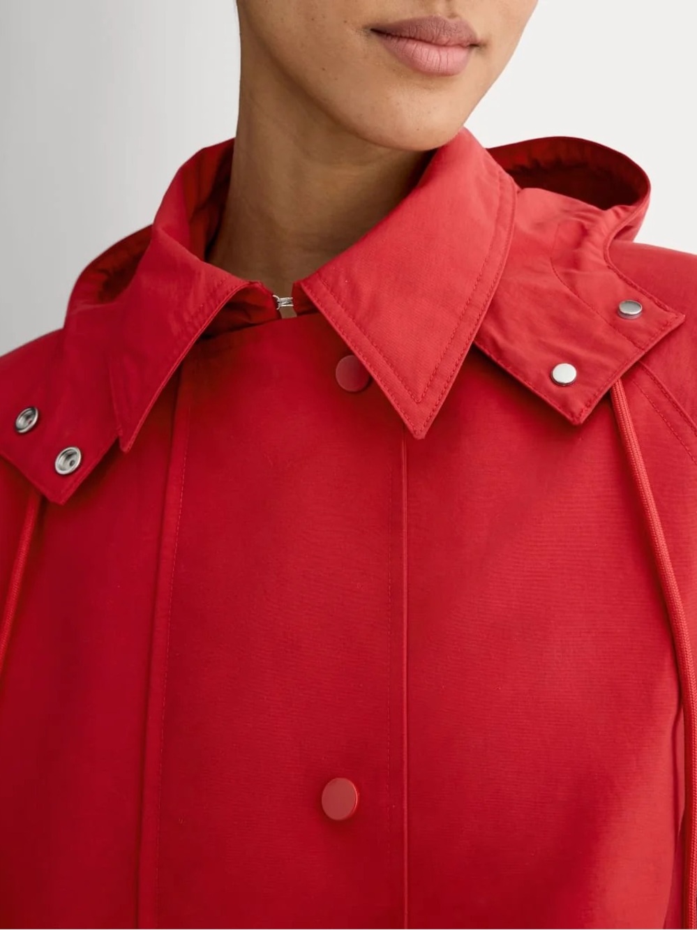 Everlane Red Utility Jacket - Picture 4 of 11